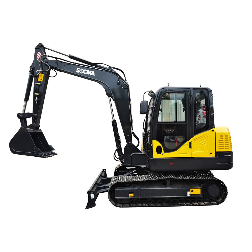 6 Tuj Diesel Mini Excavators Cog Siv Machinery Nrog Yanmar Cav High Efficiency