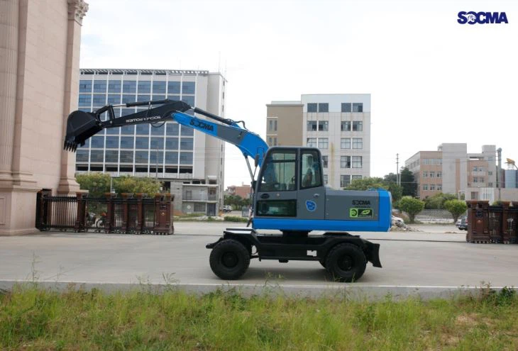 8t Lub Log Hluav Taws Xob Excavator