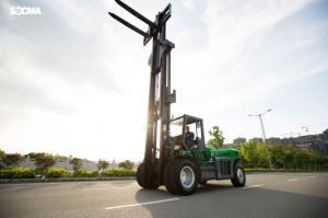 16T Diesel Forklift Nrog 8M Lifting Qhov siab