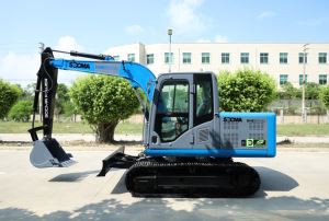 8t Lithium Roj Teeb Crawler Excavator