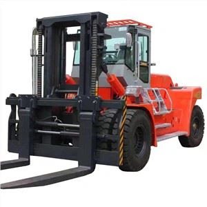 25 Tuj Diesel Hnyav Forklift Truck Xim Liab
