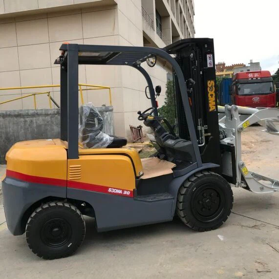 3 Ton Mini Forklift Work Inside Container
