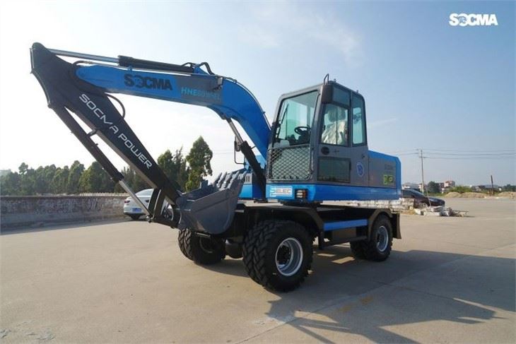 8 Ton Lithium Electric Wheel Excavator