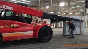 3t Telehandler Rau Chaw Thau Khoom Pob Zeb Slab