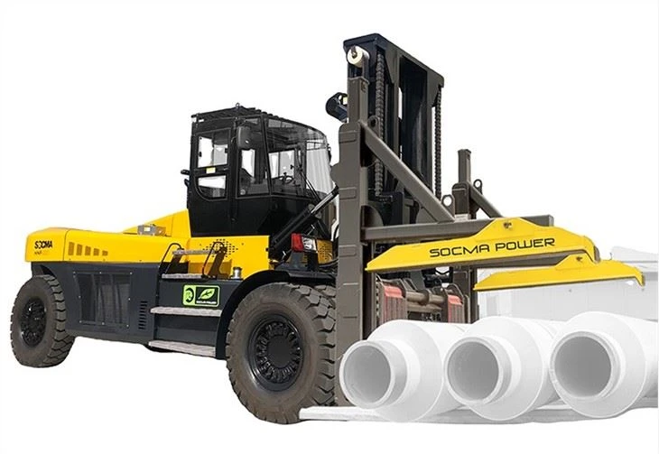30t Capacity Forklift With Pipe Clamp