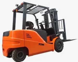 6 TON Hluav Taws Xob Forklift Zoo Rau Sab Hauv Tsev Thiab Sab Nraud