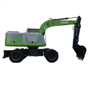SOCMA 15ton Fais Log Excavator Rau Kev Tsim Kho Nrog Lead Acid Roj Teeb